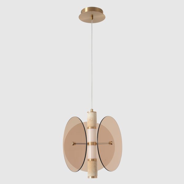 Светильник подвесной Crystal Lux AMARILLO SP12W LED BRASS — изображение 2