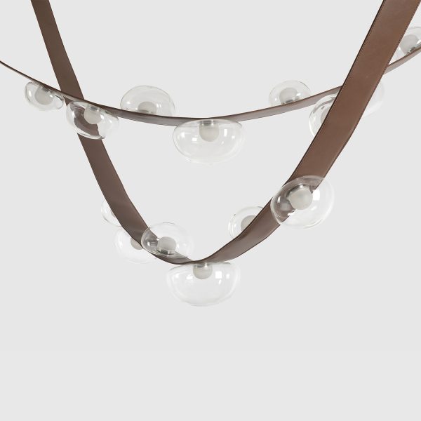 Светильник подвесной Crystal Lux BOSQUE SP7 L3000 BROWN/TRANSPARENT — изображение 2