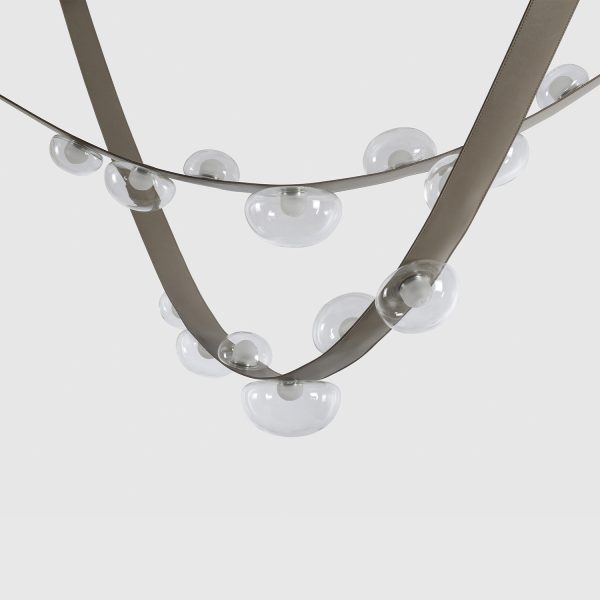 Светильник подвесной Crystal Lux BOSQUE SP7 L3000 GREY/TRANSPARENT — изображение 2