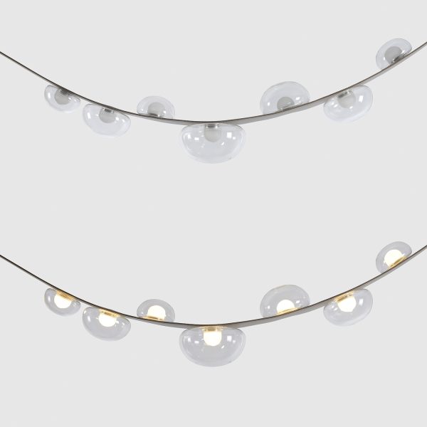 Светильник подвесной Crystal Lux BOSQUE SP7 L3000 GREY/TRANSPARENT — изображение 3