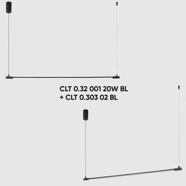 Комплект накладного потолочного крепления с драйвером для модульной системы Crystal Lux CLT 0.303 02 BL — изображение 2