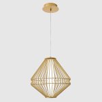 Светильник подвесной Crystal Lux CUADRA SP15W LED GOLD — изображение 2