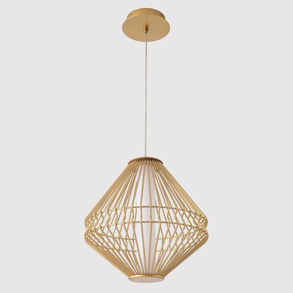 Светильник подвесной Crystal Lux CUADRA SP15W LED GOLD — изображение 3