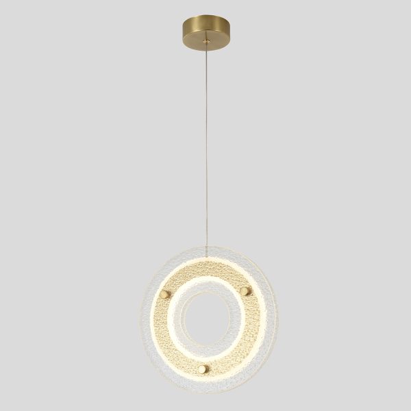 Светильник подвесной Crystal Lux DIEGO SP25W LED BRASS — изображение 2