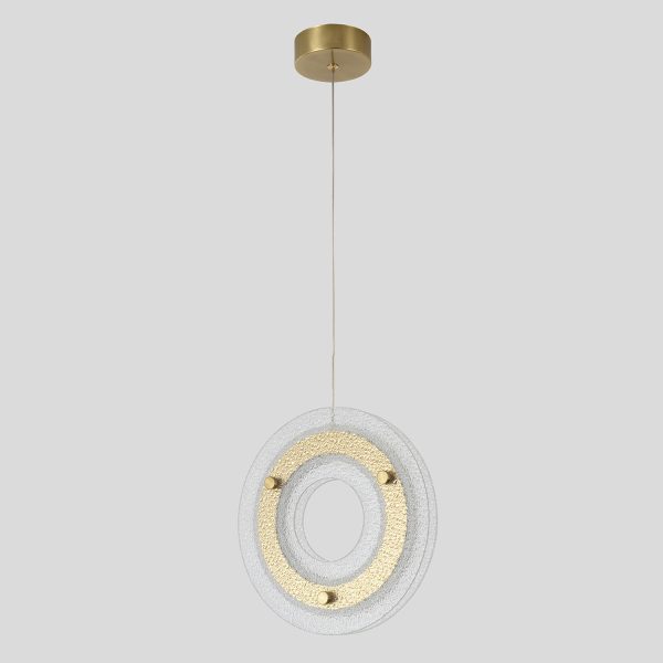 Светильник подвесной Crystal Lux DIEGO SP25W LED BRASS — изображение 3