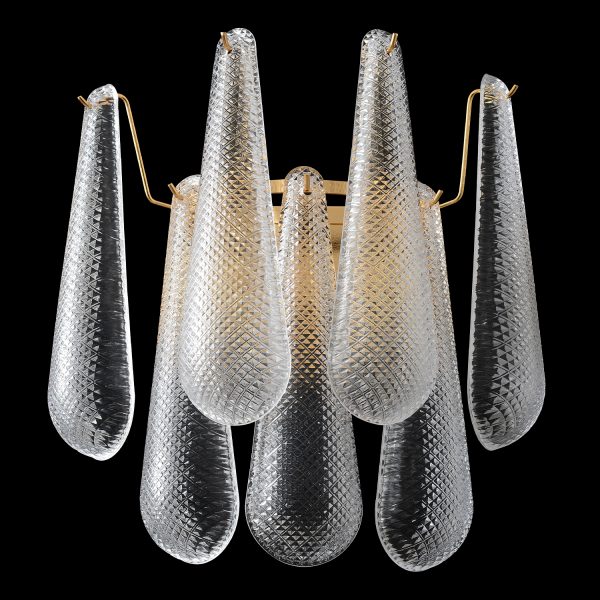 Бра Crystal Lux FONTAIN AP2 GOLD — изображение 2