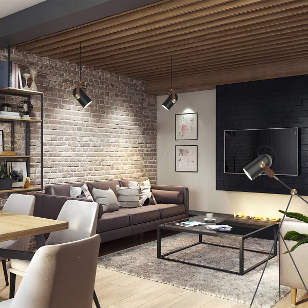 Светильник подвесной Crystal Lux KRUS SP1 BLACK — изображение 3