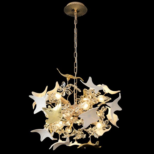 Люстра Crystal Lux LETISIA SP9 GOLD — изображение 3