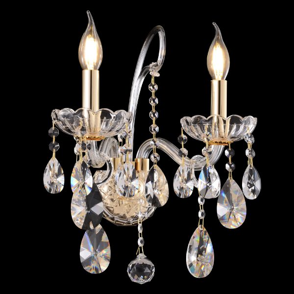Бра Crystal Lux MONICA AP2 GOLD — изображение 2