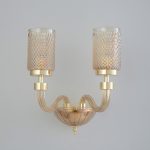 Бра Crystal Lux SILVESTRO AP2 AMBER — изображение 2