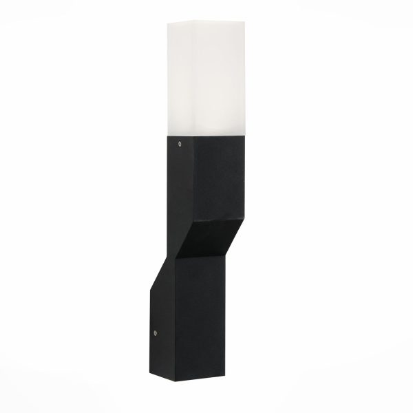 SL100.401.02_01W SL100.401.02 Светильник уличный настенный ST-Luce Черный/Белый LED 2*5W 4000K FRATTO