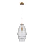 SL1001.213.01 Подвес ST-Luce Латунь/Прозрачный E27 1*40W REXITE — изображение 2
