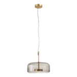 SL1053.243.01 Светильник подвесной ST-Luce Золотистый/Дымчатый LED 1*9W 3000K PALOCHINO