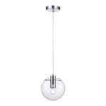SL1056.103.01 Подвес ST-Luce Хром/Прозрачный E27 1*60W NOOR
