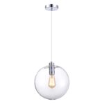 SL1056.123.01 Подвес ST-Luce Хром/Прозрачный E27 1*60W NOOR