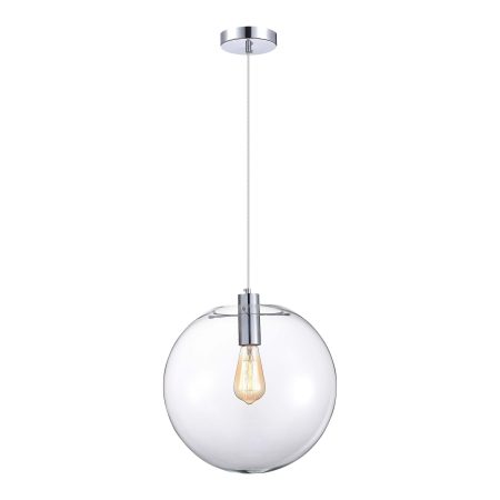 SL1056.133.01 Подвес ST-Luce Хром/Прозрачный E27 1*60W NOOR