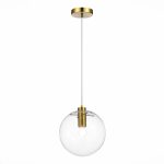 SL1056.213.01 Подвес ST-Luce Золотой/Прозрачный E27 1*60W NOOR