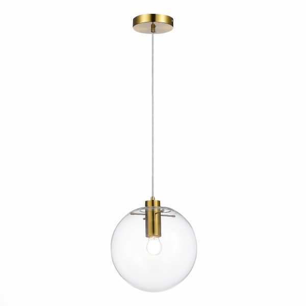 SL1056.213.01 Подвес ST-Luce Золотой/Прозрачный E27 1*60W NOOR