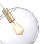 SL1056.223.01 Подвес ST-Luce Золотой/Прозрачный E27 1*60W NOOR — изображение 2