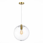 SL1056.233.01 Подвес ST-Luce Золотой/Прозрачный E27 1*60W NOOR