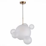 SL1133.513.01 Светильник подвесной ST-Luce Латунь/Белый E27 1*60W BOPONE — изображение 2