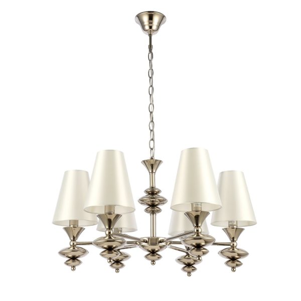 SL1137.103.06 Светильник подвесной Никель/Белый E14 6*40W RIONFO — изображение 2