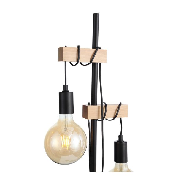 SL1142.405.01_02W Светлое дерево E27 2*60W BAGETTI