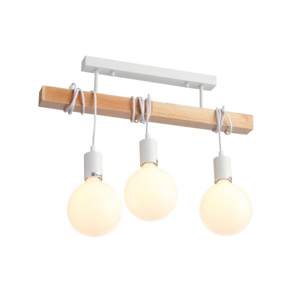 SL1142.503.03_02W Светлое дерево E27 3*60W BAGETTI