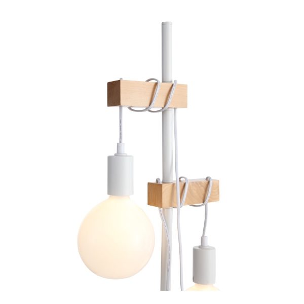 SL1142.505.01_02W Светлое дерево E27 2*60W BAGETTI