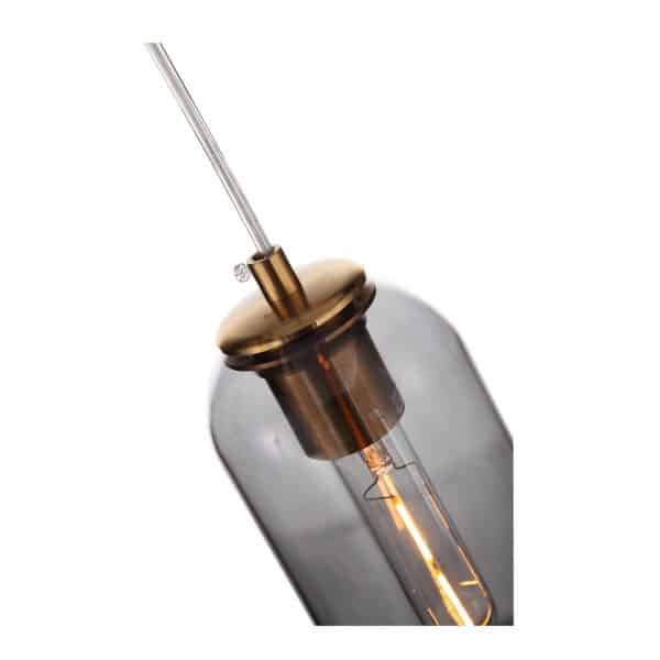 SL1145.343.01 Светильник подвесной ST-Luce Латунь/Дымчатый E27 1*60W CALLANA — изображение 2