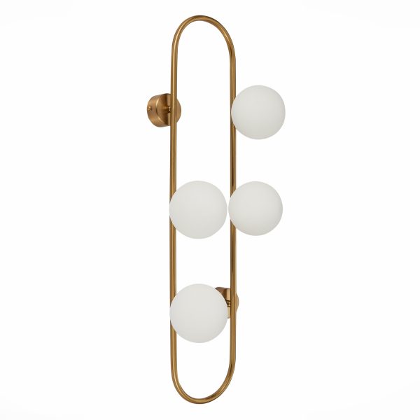 SL1149.301.04 Бра ST-Luce Латунь/Белый G9 4*5W VERA — изображение 2