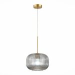 SL1154.303.01 Подвес ST-Luce Латунь/Дымчатый E27 1*60W GRAN
