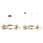 SL1165.303.15 Светильник подвесной ST-Luce Бронза/Коньячный G4 15*5W NECTON — изображение 2