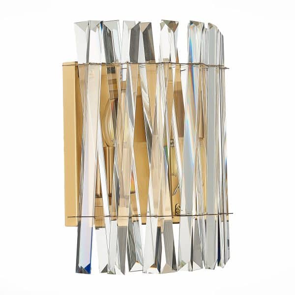 SL1170.301.02 Бра ST-Luce Латунь/Прозрачный E14 2*40W FABIO — изображение 2