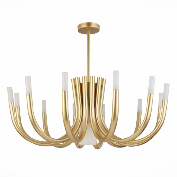 SL1173.202.13 Люстра потолочная ST-Luce Золотистый/Белый G4/E27 12+1*5+60W PAFE — изображение 2