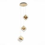 SL1182.203.03 Светильник подвесной ST-Luce Золотистый/Прозрачный