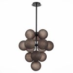 SL1184.403.13 Люстра подвесная ST-Luce Черный/Дымчатый G9 13*5W TODO — изображение 2