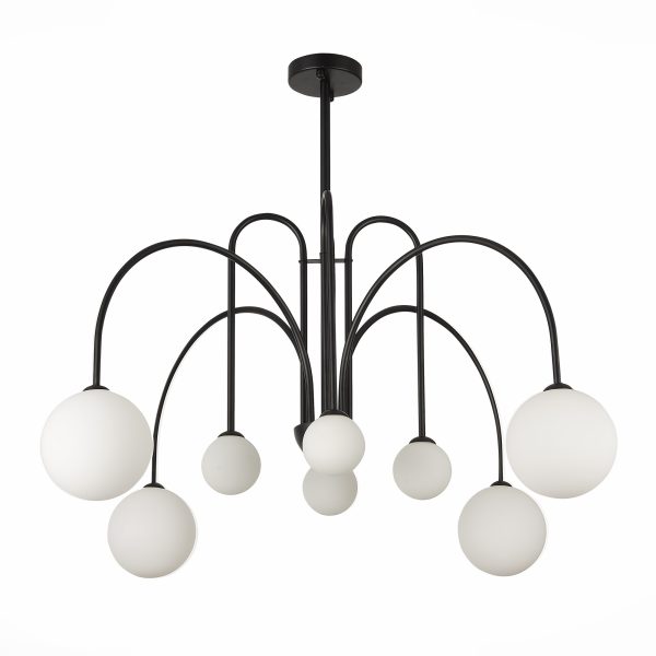 SL1204.402.08 Люстра потолочная ST-Luce Черный/Белый G9 8*5W JINETO — изображение 2