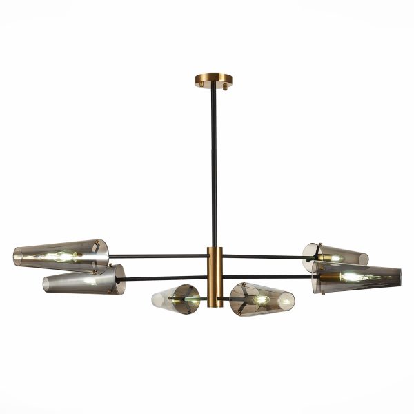 Черный/Дымчатый E14 6*40W MORAVE