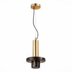 SL1210.403.01 Светильник подвесной ST-Luce Золотистый/Черный GU10 1*5W PIETRA — изображение 2