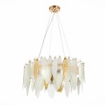 SL1224.203.08 Люстра подвесная ST-Luce Золотистый/Прозрачный