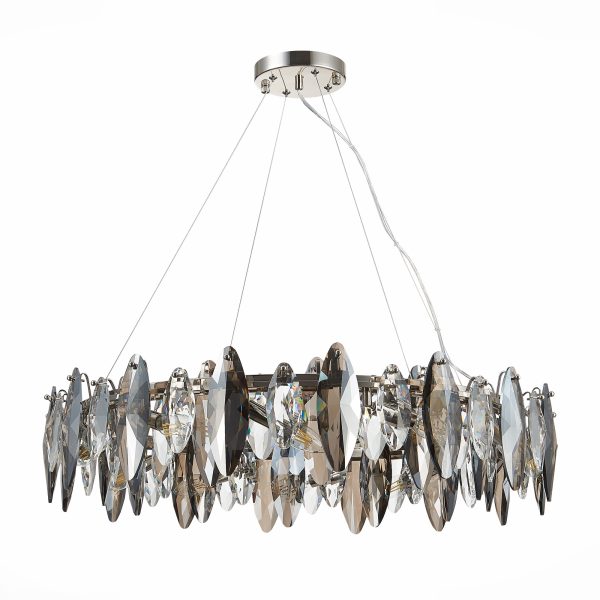 SL1227.103.12 Люстра подвесная ST-Luce Никель/Прозрачный E14 12*40W ANCONA — изображение 2