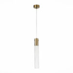SL1229.303.01 Подвес ST-Luce Латунь/Прозрачный GU10 1*5W TERNI