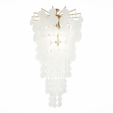 SL1231.303.12 Люстра подвесная ST-Luce Латунь/Белый E14 12*60W VITTORIA