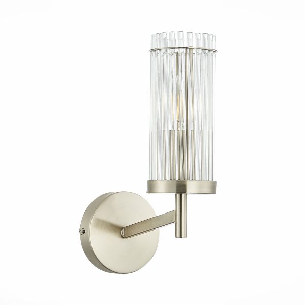 SL1233.101.01 Бра ST-Luce Никель/Прозрачный E14 1*60W BITONTO — изображение 2