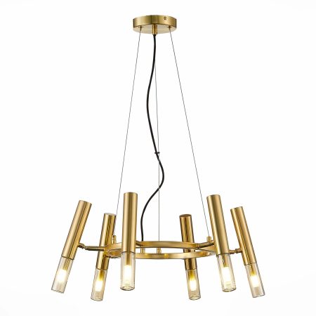 SL1236.203.06 Люстра подвесная ST-Luce Золотистый/Коньячный