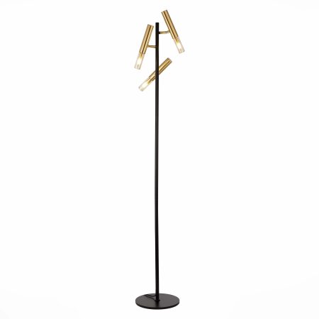 SL1236.405.03 Торшер ST-Luce Черный/Коньячный