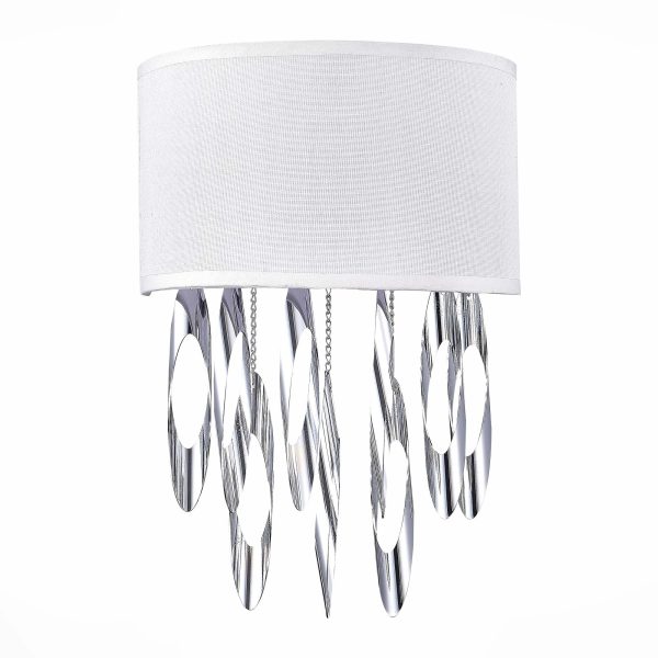 SL1353.101.01 Бра ST-Luce Хром/Белый E14 1*60W NETTUNO — изображение 2