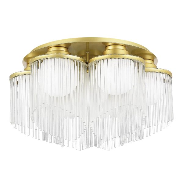 SL1511.202.07 Люстра потолочная ST-Luce Золотистый/Белый E27 7*60W ALLEGRO — изображение 2