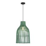 SL1513.503.01 Светильник подвесной ST-Luce Белый/Зеленый E27 1*40W CESTA